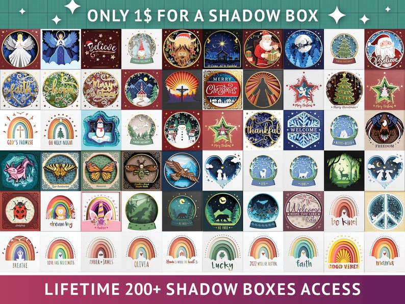 Nicetocut Shadowbox Lifetime Access, All Current & All Future Shadow ...