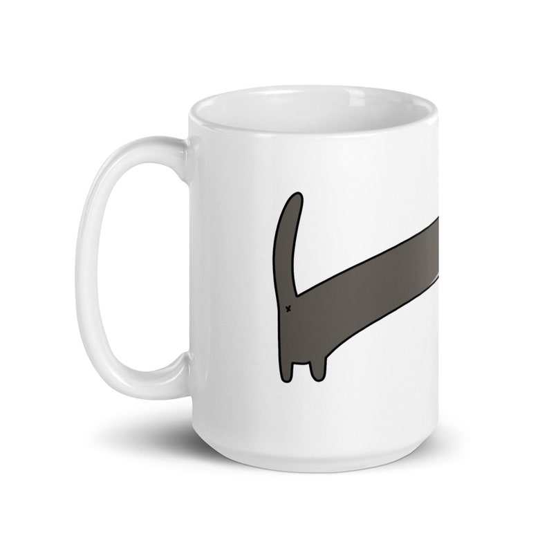 Long Arched Butthole Cat Mug