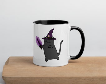 Halloween Cat Witch Mug – Cute Spooky Season Coffee Cup