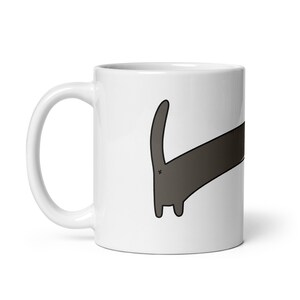 Long Arched Butthole Cat Mug