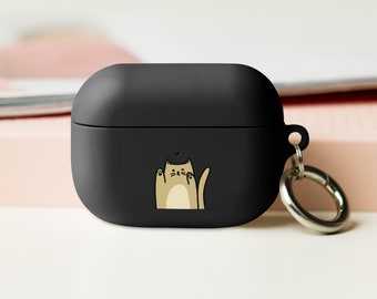 AirPods Case - Cat at Window | Protective AirPods Case | Cute AirPods Case | Cute Cat Doodle | AirPods Pro Case | Cat AirPods Case