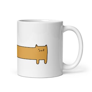 Cat Mug - Orange Ginger Munchkin Cat | Coffee Mug | Tea Mug | Cup | Drinking Cup | Funny Mug | Cat Mug | AwkwardCatStudio