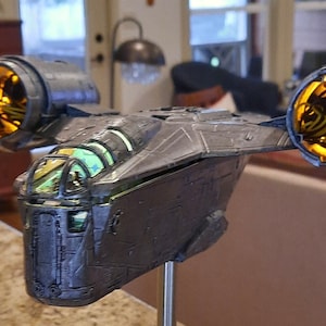 Star Wars Mandalorian Razor Crest Engine pod LED holders For the AMT kit 127/06