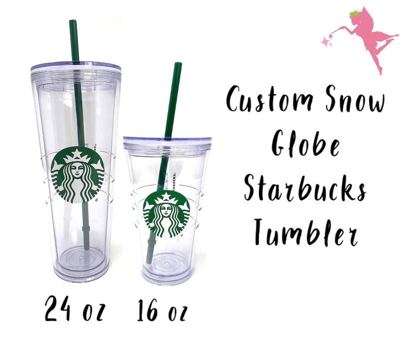 Starbucks 16oz Snow Globe Cup