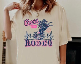 Coors Banquet Rodeo, Womens Tee, Coors Collection, Western Fashion, Country Style