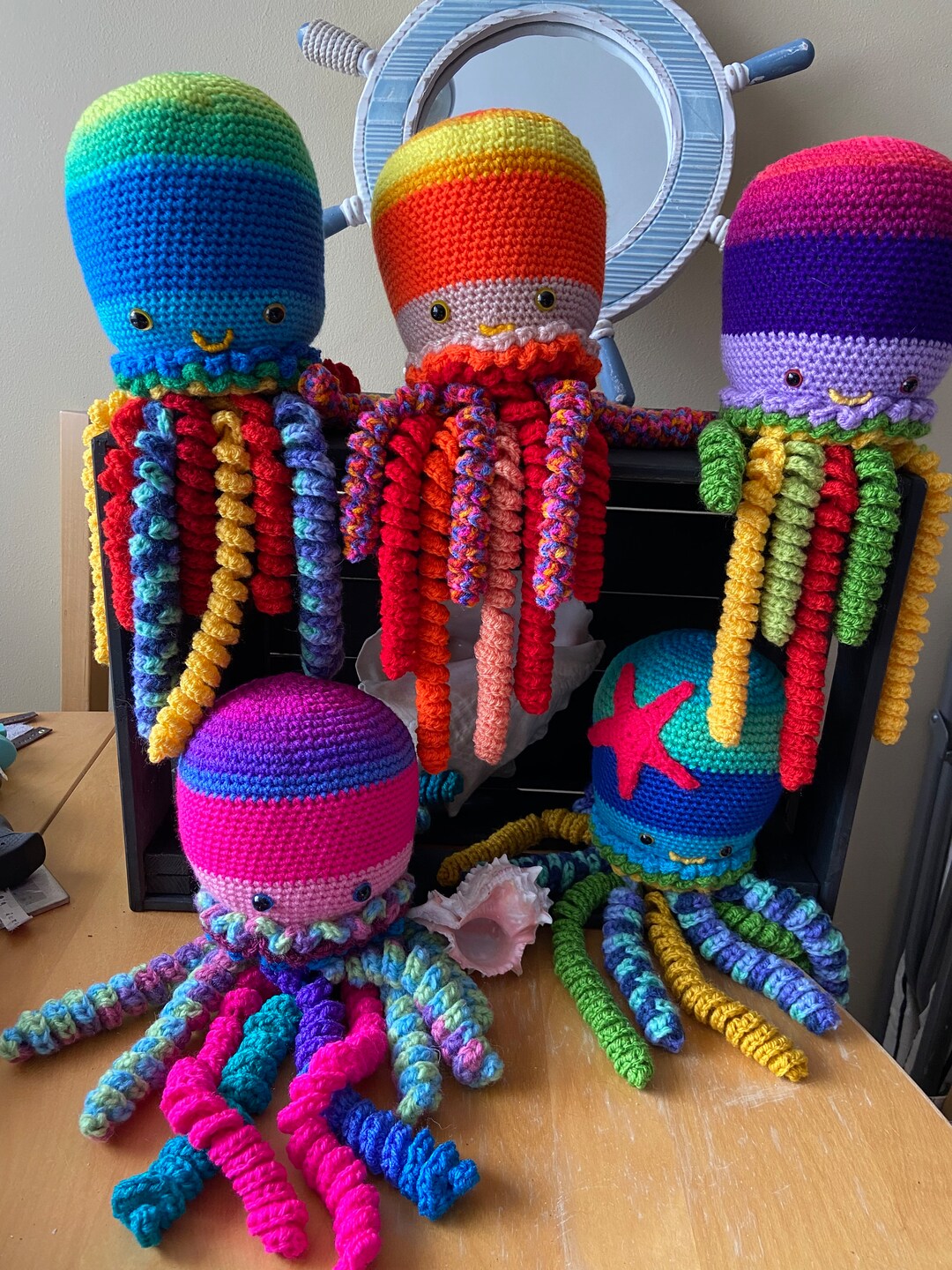 Crochet Jellyfish Etsy UK