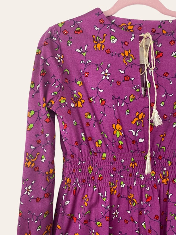 The Red Eye’s 1960’s Floral Multicolor and purple… - image 3