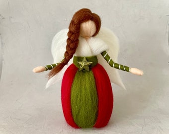 Christmas angel fairy felt elf felted