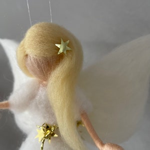 Guardian angel Christmas angel felt fairy elf needle felted image 3