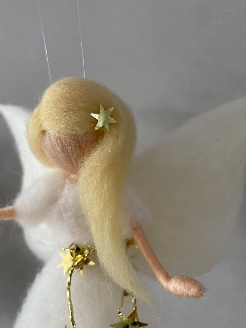 Guardian angel Christmas angel felt fairy elf needle felted image 3