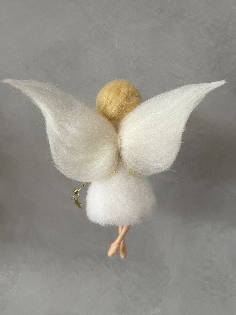 Guardian angel Christmas angel felt fairy elf needle felted image 5