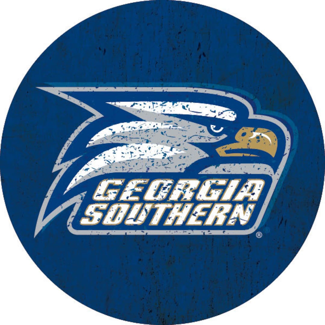 Georgia Southern Eagles Distressed Logo Decal-georgia Southern