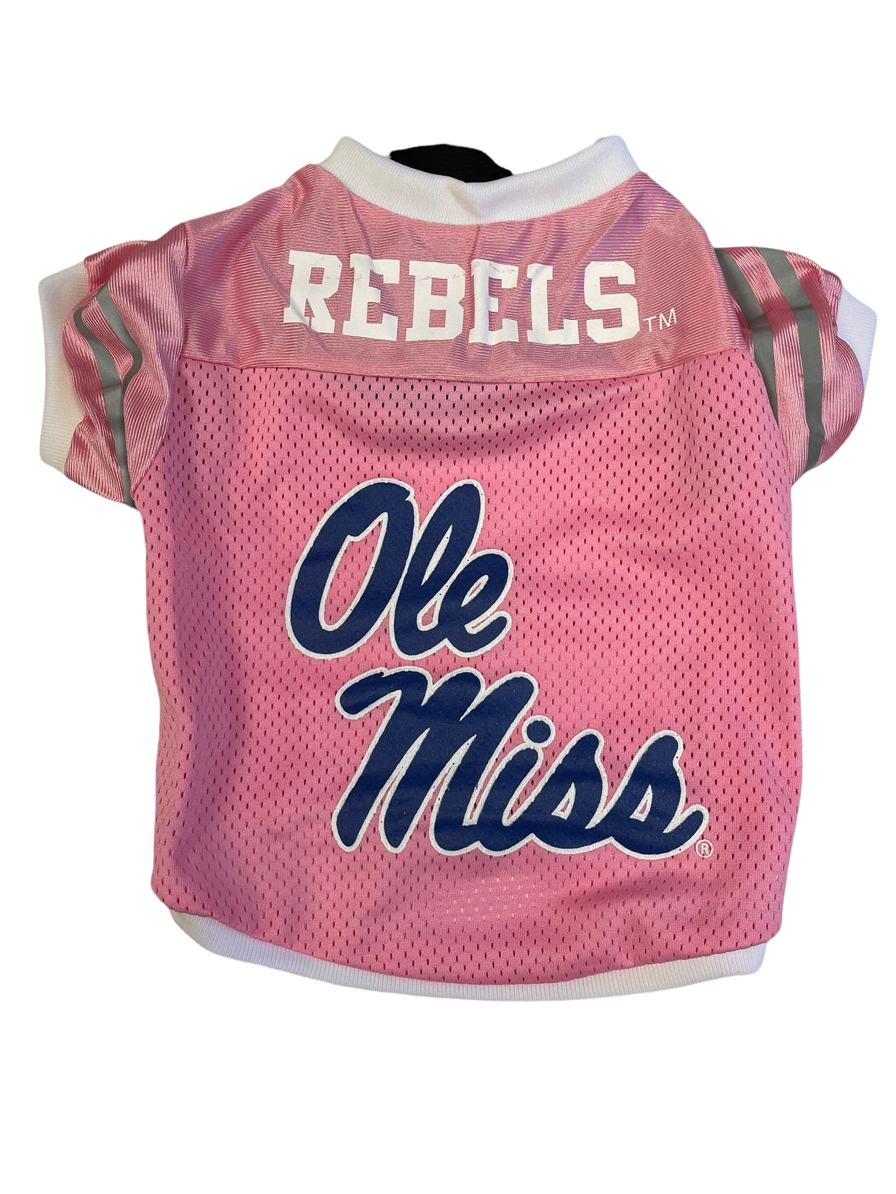 Ole Miss Rebels Dog Jersey-university of Mississippi Pink 