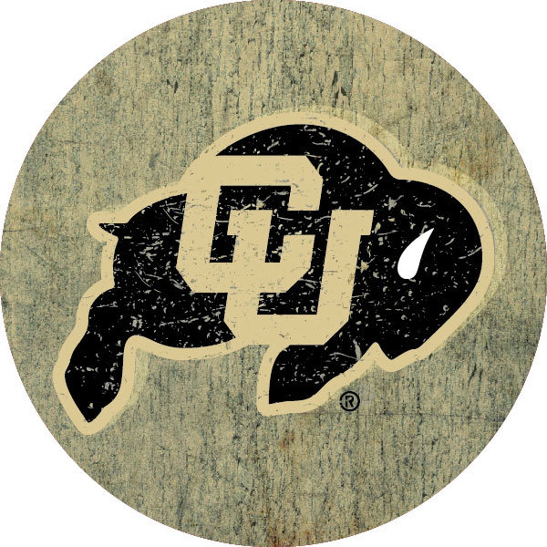 Colorado Buffaloes Distressed Logo of Etsy