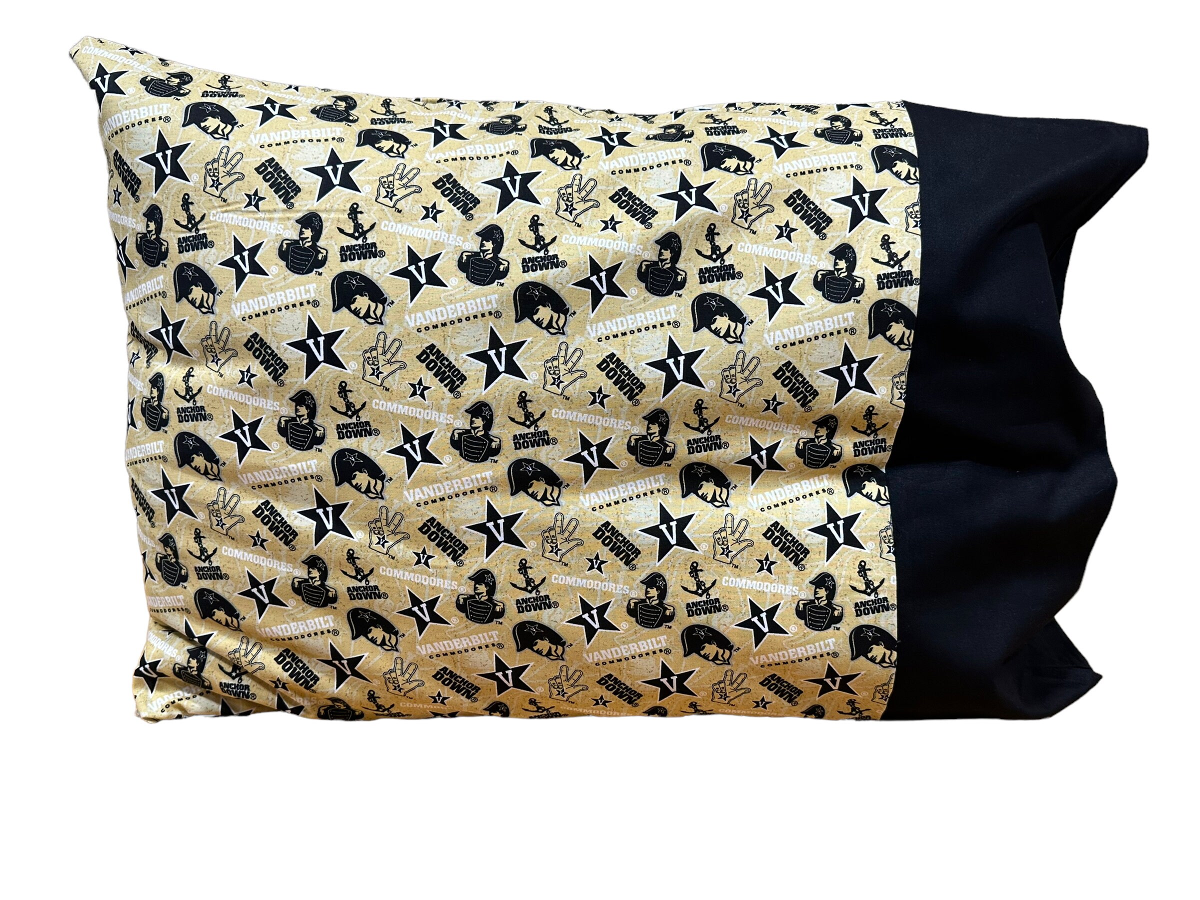 Vanderbilt University Cotton Pillow Case-vanderbilt Commodores 