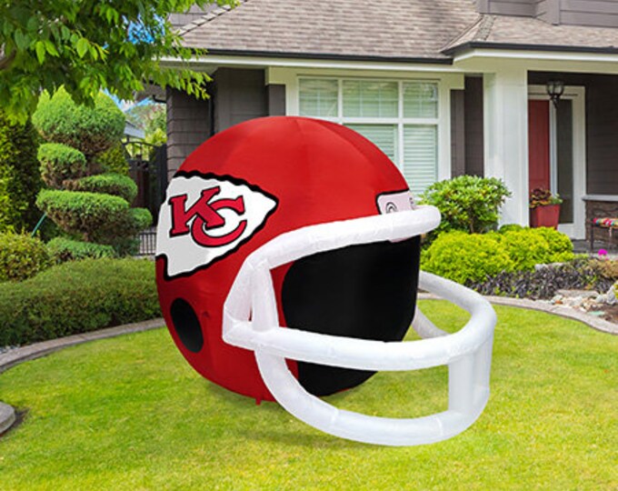 Kansas City Chiefs Inflatable Helmetkansas City Chiefs NFL Team Lawn