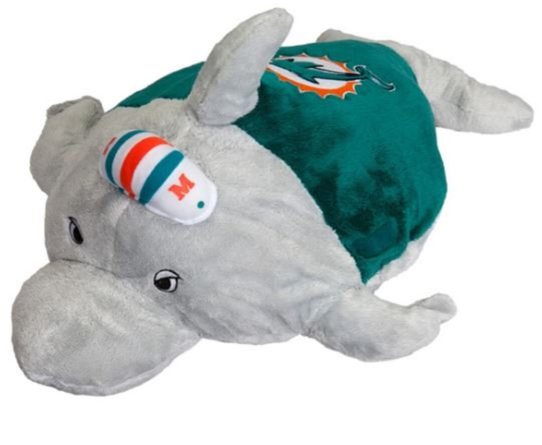 Limited Edition Miami Dolphins Pillow Petofficially Licensed Etsy