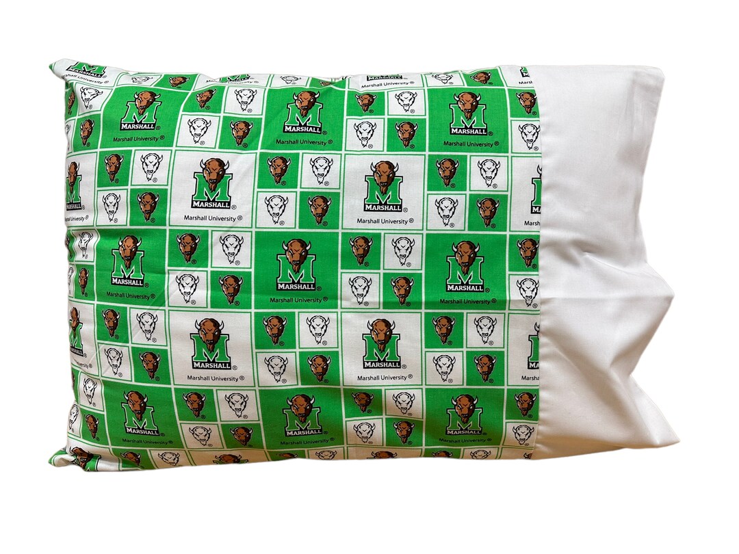 Marshall University Cotton Fabric Pillow Casemarshall Pillowcasefits