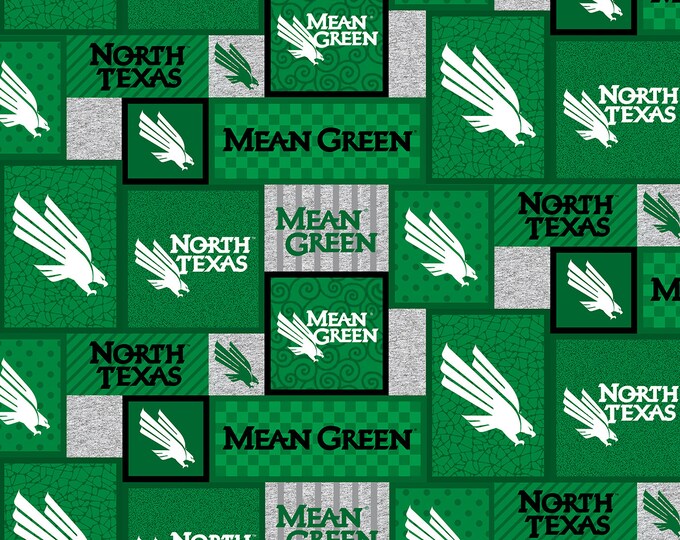 University of North Texas Fleece Fabric100 Polyesternon Pill