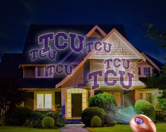 TCU Horned Frogs Team Pride Light-Texas Christian University NCAA Team Pride Light Projector
