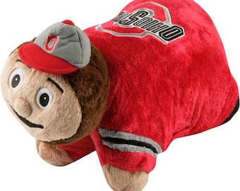 Ohio State University Pillow Pet-Officially Licensed NCAA Ohio State Buckeyes Large Pillow Pet