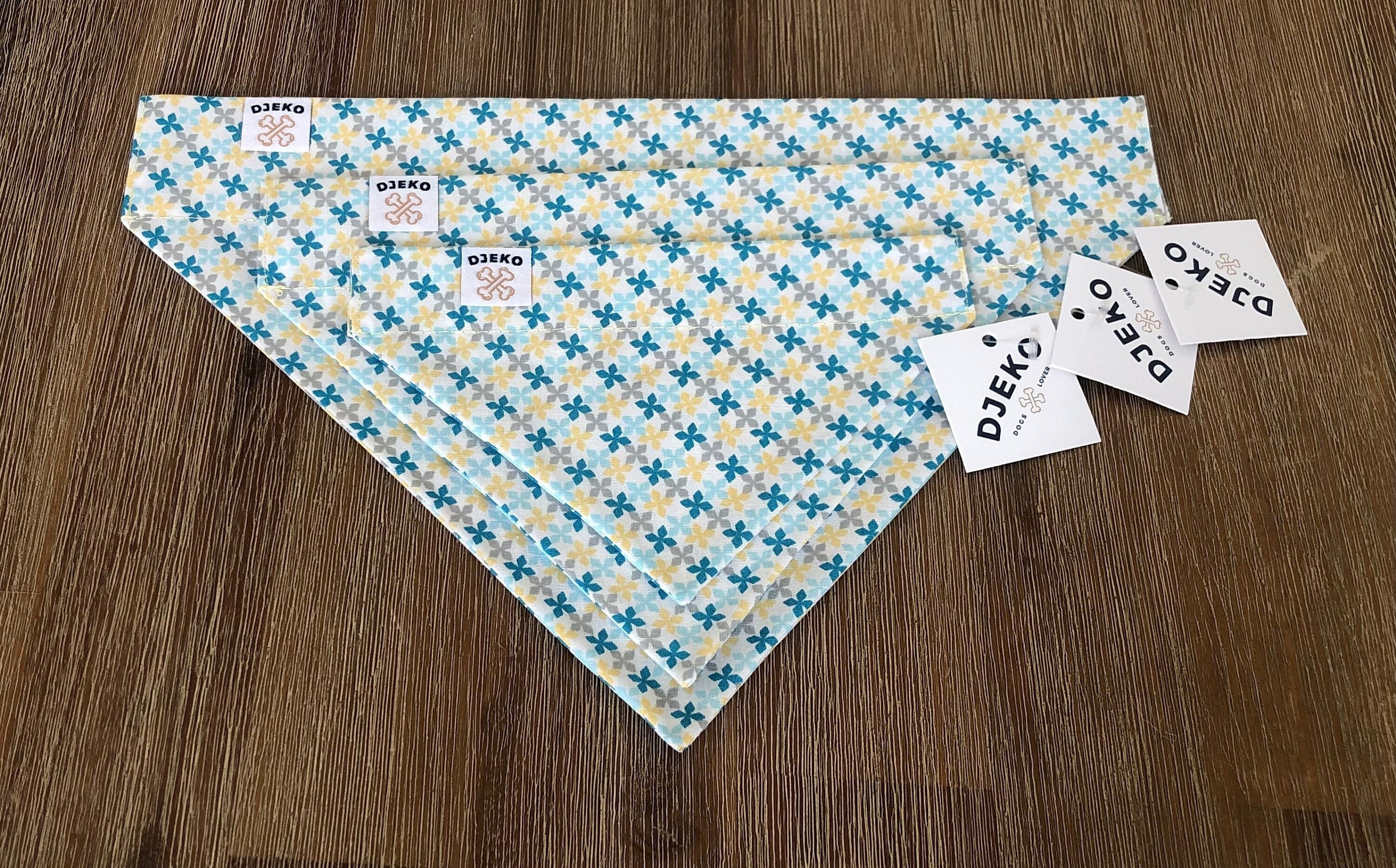 Bandana Fleur Bleu