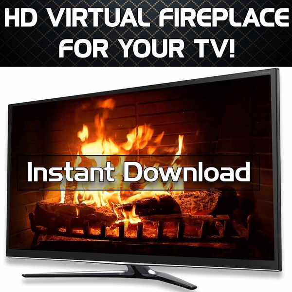 Virtueller Kamin Download für Deinen Fernseher! - 8 hochauflösende entspannende Szenen in 16: 9 1080p HD Auflösung - Wohltuende Entspannung.