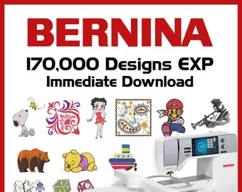 Machine Embroidery Designs Collection Bernina Download - over 170,000 embroidery files in EXP. Also compatible with Bernina Bernette