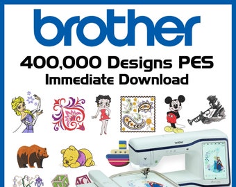 Maschinenstickstickdateien Sammlung Brother Download - über 400.000 Stickdateien in PES. Auch kompatibel mit Babylock & Deco Maschinen