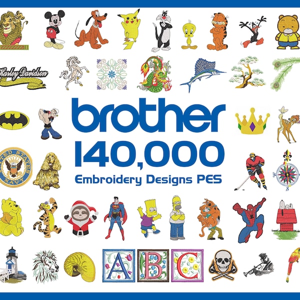 Embroidery Brother Machine Designs Etsy