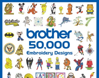 Brother Machine Embroidery Designs Collection herunterladen – über 50.000 Stickdateien in PES. Auch kompatibel mit Babylock & Deco-Maschinen