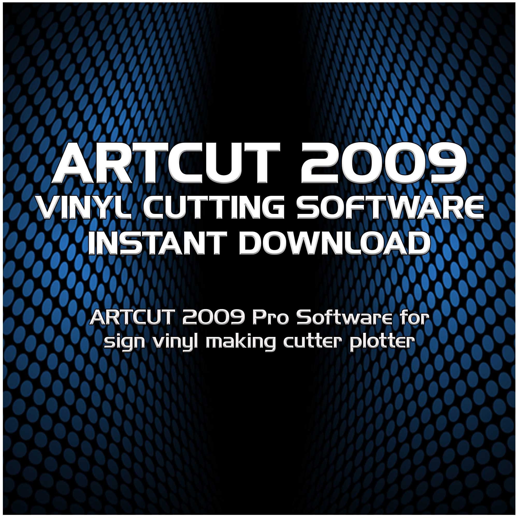Artcut 2009 Vinyl Cutter Plotter Windows Software Instant Etsy