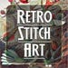 RetroStitchArt store logo