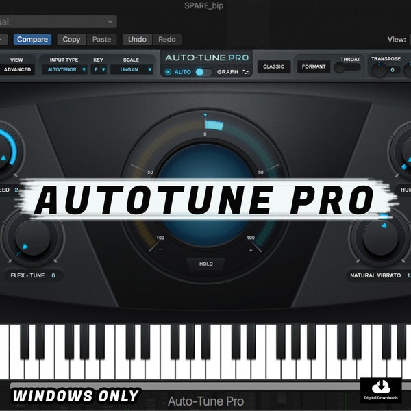 Antares Autotune Pro, Vst Plugin, Voval Mixing, for Windows only
