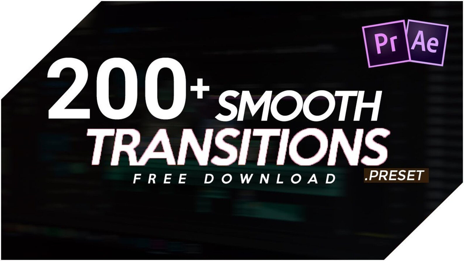 200 Transitions Pack for Premiere Pro and After Effect Transitions