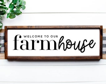 Farmhouse svg, Modern farmhouse svg, Welcome to our Farmhouse SVG, Farmhouse Designs, 5 Files, Farmhouse cut files, Home svgs, Cricut Files