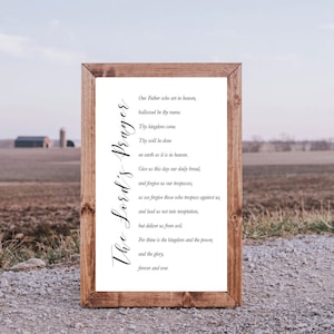 The Lord&#39;s Prayer svg , Our Father Prayer, 5 Cut Files, Our Father svg