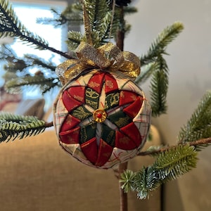 No Sew Handmade Quilted Ornament