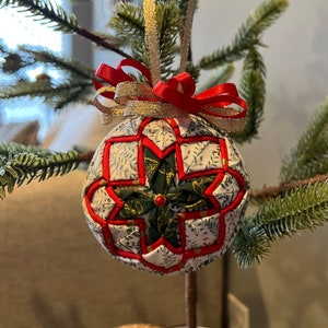 No Sew Handmade Quilted Ornament