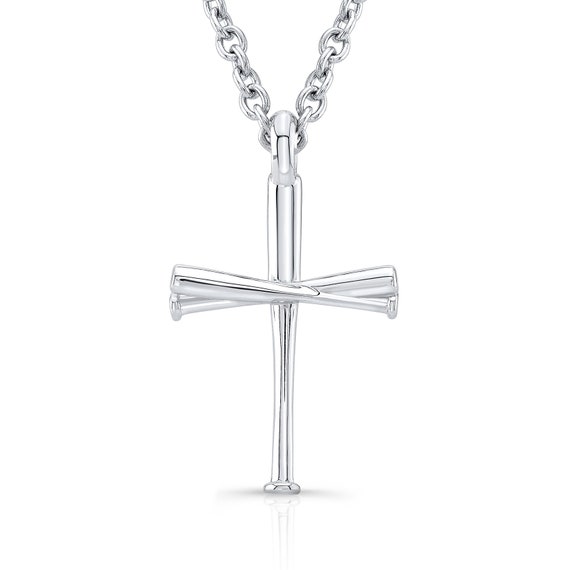 Stainless Original Baseball Bat Cross 