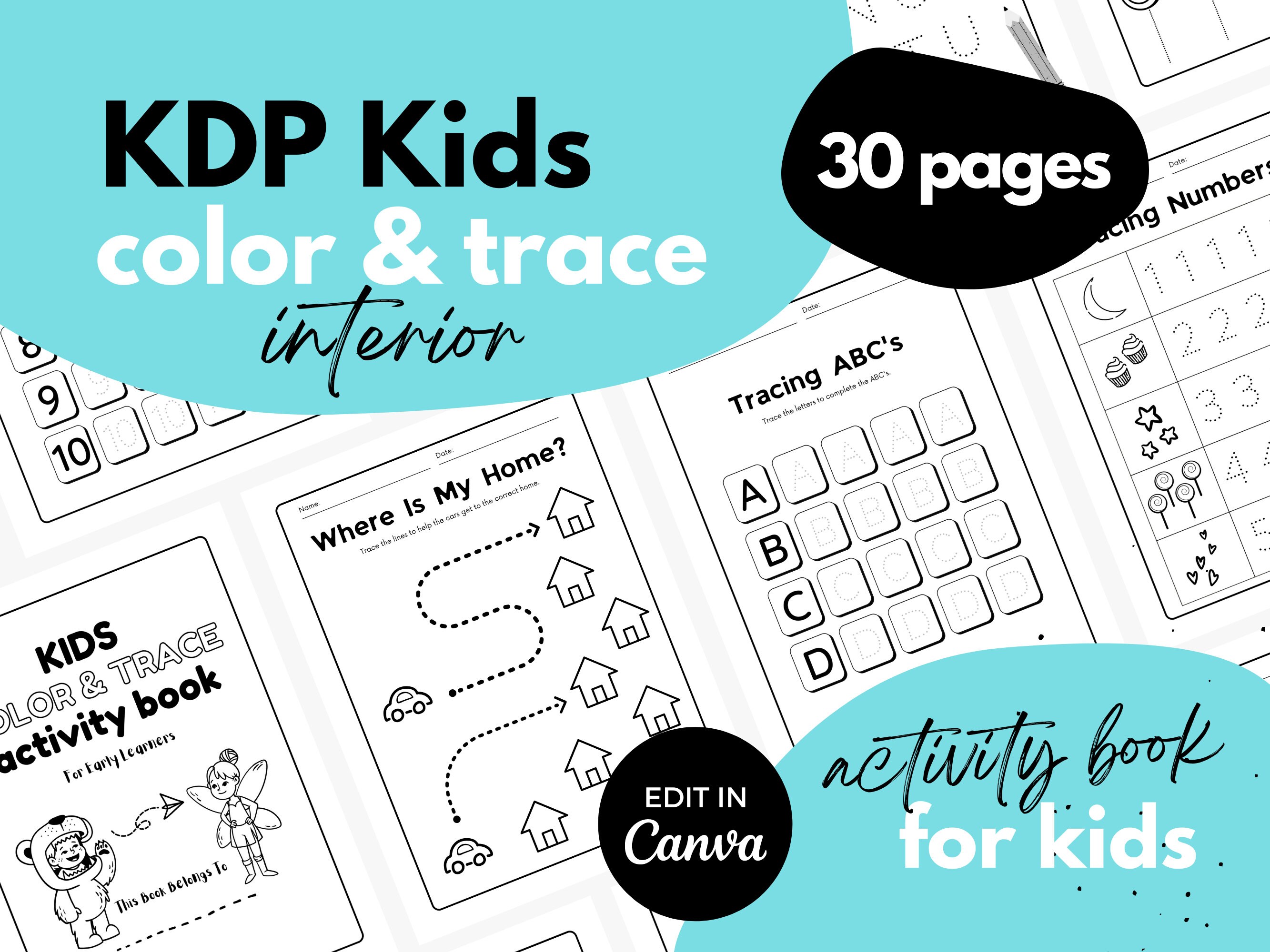Tracing Books Kids - Etsy
