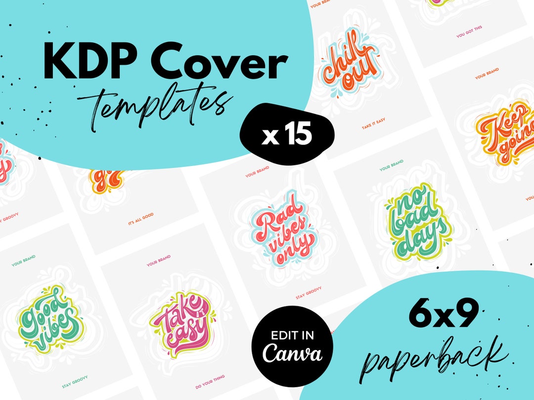 KDP Cover Templates X15 Canva Template Inspirational Quotes Etsy KDP Cover Templates X15 Canva Template Inspirational Quotes Etsy