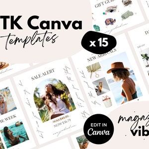 LTK Canva Template ⋆ Magazine Vibes ⋆ 15 LTK Posts