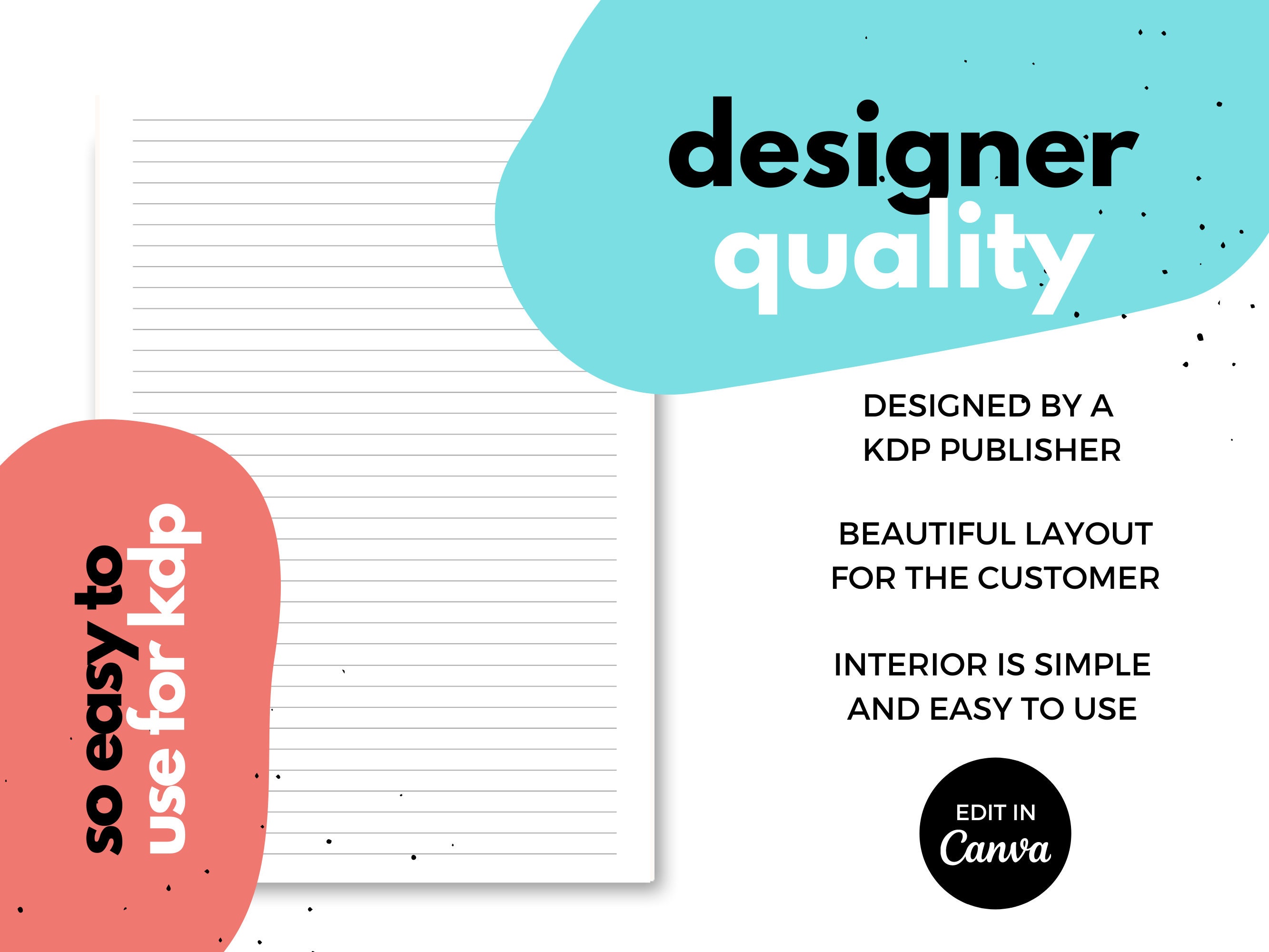 Kdp Lined Journal Interior Canva Template 6x9 Etsy Kdp Lined Journal Interior Canva Template 6x9 Etsy