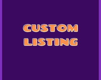 Custom Listing