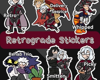 Retrograde Stickers