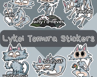 Lykoi Shiggy Stickers