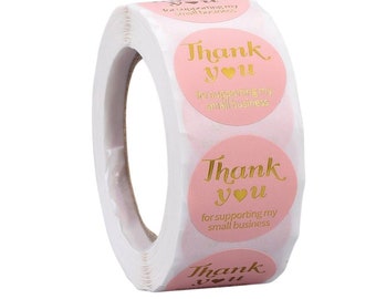 Etichette Adesive Thank You - Materiali - Per Il Fai Da Te - Di Rai... | Su - Foto 7