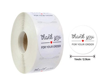 Thank You Stickers Packaging Stickers Pastel Stickers - Etsy