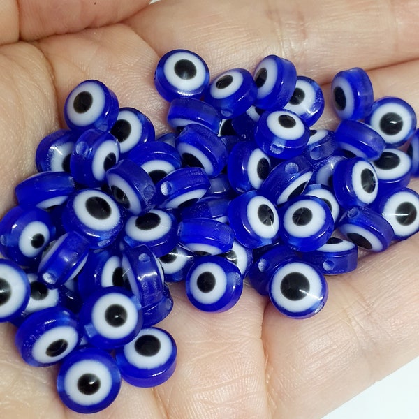 Evil Eye Glass Beads Etsy